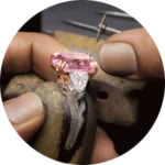 Handcrafting a diamond ring